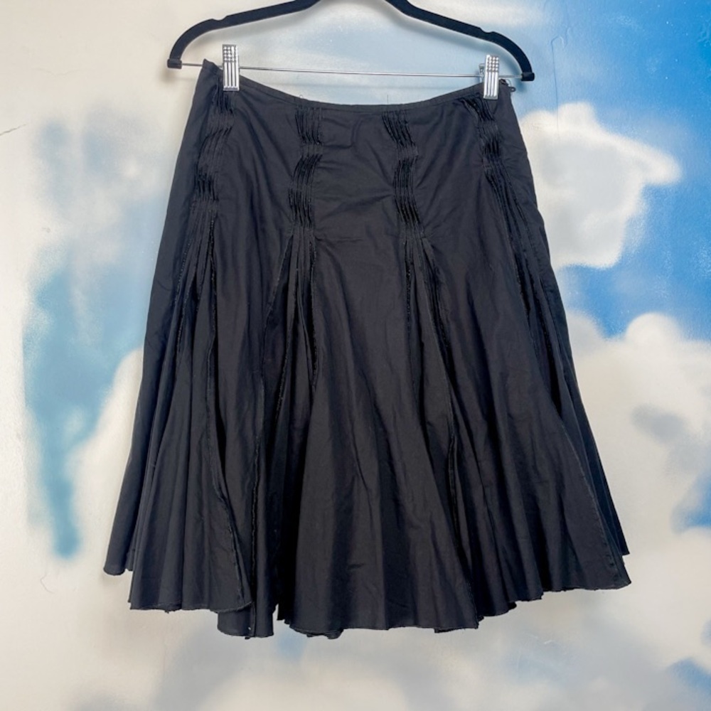 Tara Jarmon pintuck midi skirt